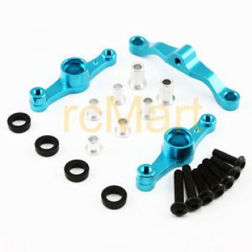 Yeah Racing Aluminum Bearing Steering Set Blue Tamiya TT-01E RC Car #TT01E-042BU