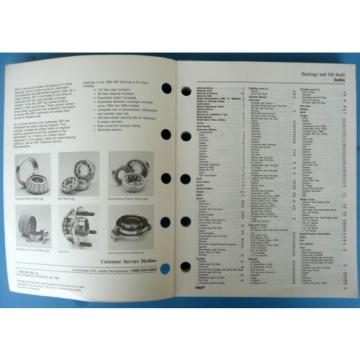 1989 SKF Pass Car &amp; Light Truck Bearing &amp; Oils Seal Catalog No. A500-210