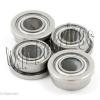 Pack 4 Slot Car Flanged Bearing .125&#034;x .250&#034;inch Hybrid Ceramic ABEC7 Quality P4