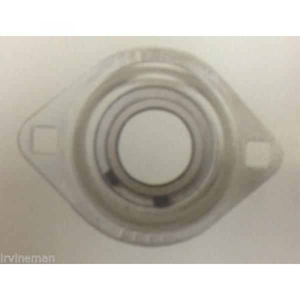 FHSPFLZ205-15 Bearing Flange Pressed Steel 2 Bolt 15/16&#034; Ball Bearings Rolling #1 image