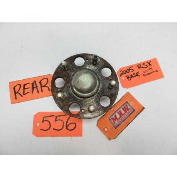 CIVIC RSX REAR HUB WHEEL BEARING RIGHT LEFT STUD LUG CAR 02 03 04 05 06 BACK ABS #3 image