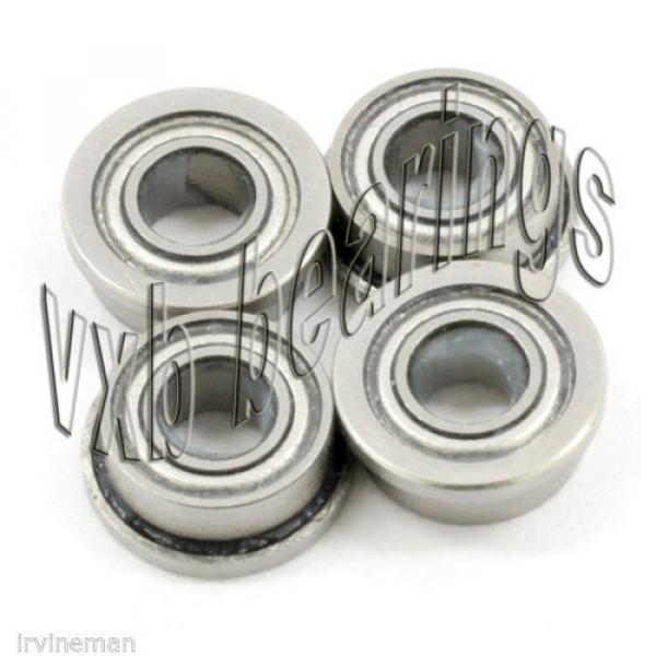 Pack 4 Slot Car Flanged Bearing .125&#034;x .250&#034;inch Hybrid Ceramic ABEC7 Quality P4 #4 image